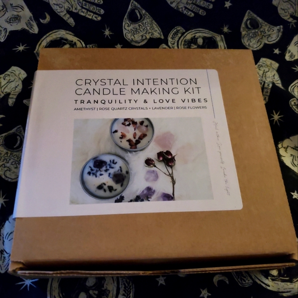 Crystal intention Candle Making Kit